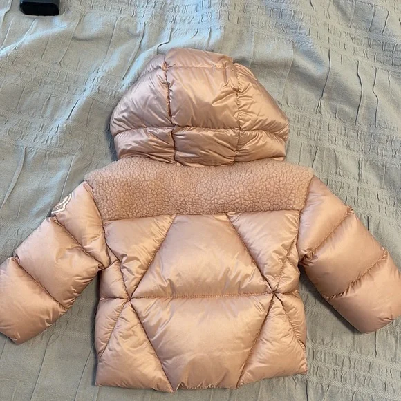 Pink Baby girl Moncler Jacket 3-6M - Picture 2 of 4